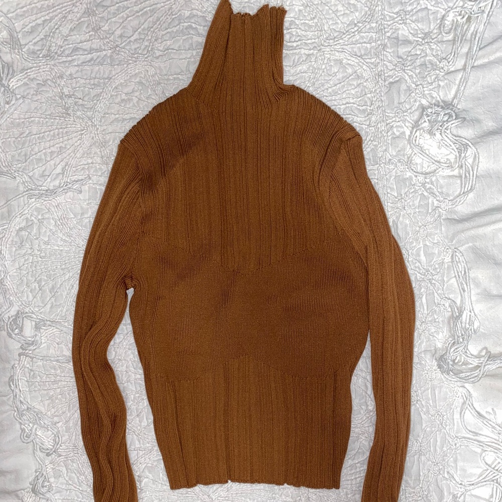 Zara long sleeve crop top